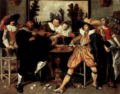 Willem Pietersz. Buytewech - Merry Company - WGA03728