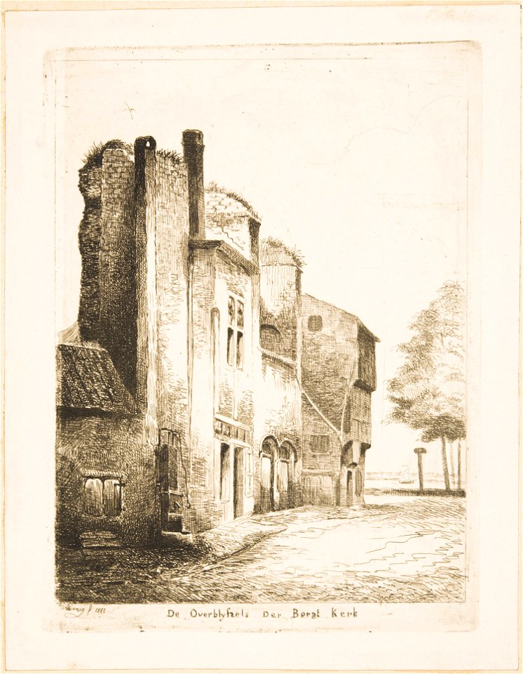 Willem Linnig - Ruins of Borgt Kerk