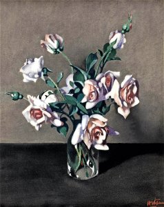 Willem Witsen - Pink Roses in a Vase