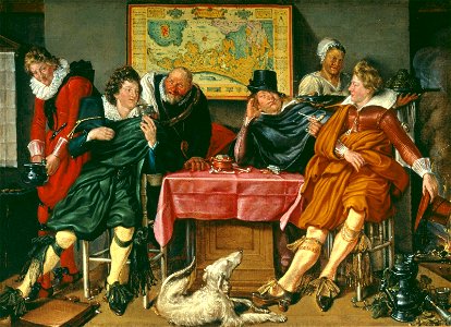 Willem Pietersz. Buytewech Merry Company. Free illustration for personal and commercial use.