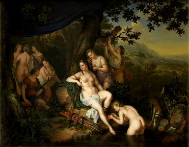 Willem van Mieris - Diana en haar nimfen - 2150 - Rijksmuseum Twenthe