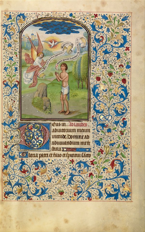 Willem Vrelant (Flemish, died 1481, active 1454 - 1481) - A Man Praying to the Holy Spirit - Google Art Project