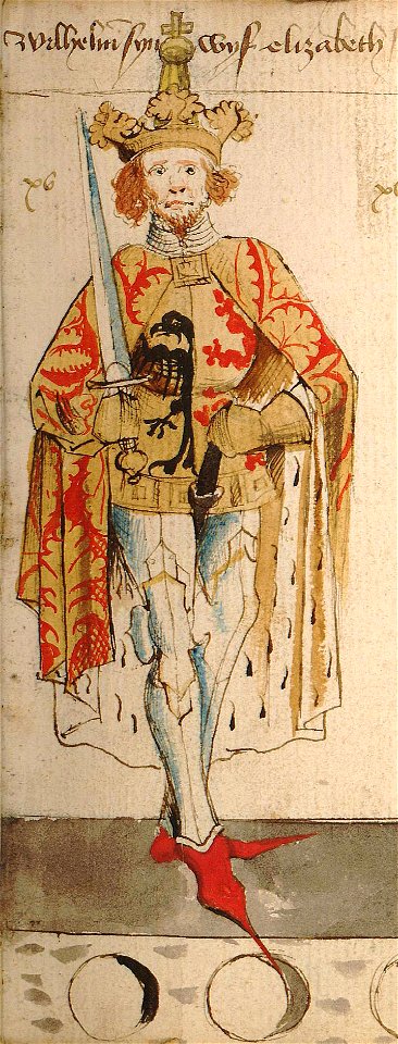Willem II of Holland, by Hendrik van Heessel