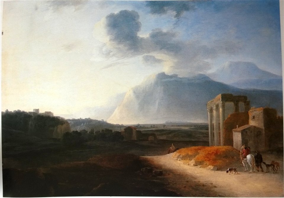 Willem Schellinks - Landscape with Mount Stromboli