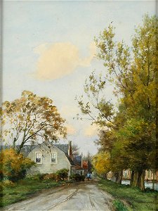 WIllem Johannes Oppennoorth Sommerliche Kanallandschaft