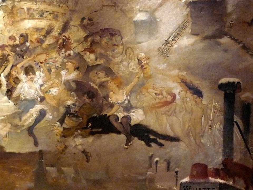 WILLETTE Adolphe,1884 - Parce Domine - Detail 052