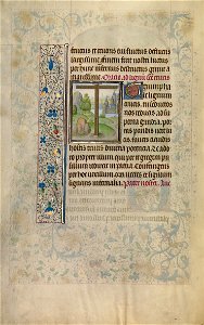 Willem Vrelant (Flemish, died 1481, active 1454 - 1481) - A Cross in a Landscape - Google Art Project