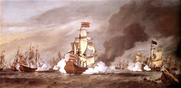 Willem van de Velde (II) - The Battle at Texel - WGA24522