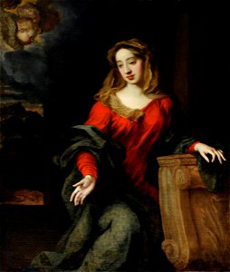 Willem Wissing (1656-1687) - Possibly Lady Mary Butler (1646–1710), Duchess of Devonshire, as the Virgin Annunciate - 1129209 - National Trust