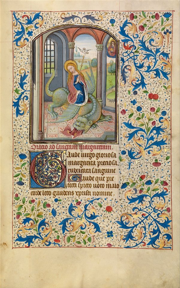 Willem Vrelant (Flemish, died 1481, active 1454 - 1481) - Saint Margaret - Google Art Project