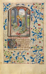 Willem Vrelant (Flemish, died 1481, active 1454 - 1481) - Saint Margaret - Google Art Project