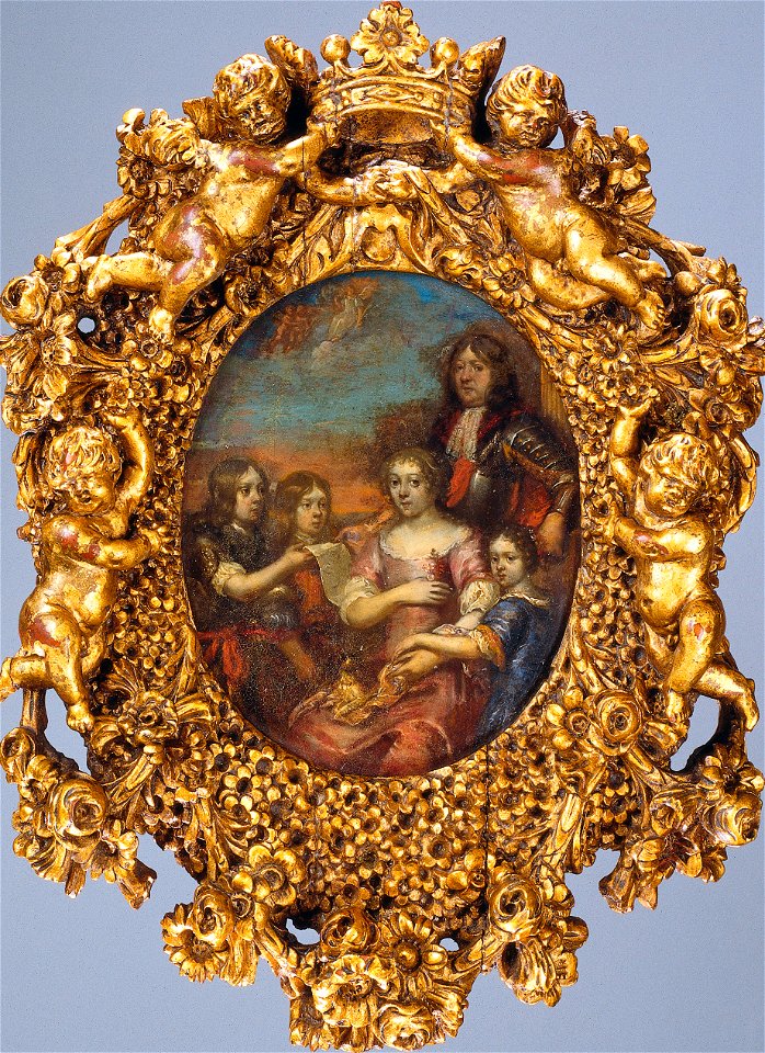 Willem Hadriaan van Nassau (1623-1705), heer van Odijk, met zijn vrouw en kinderen Rijksmuseum SK-A-163