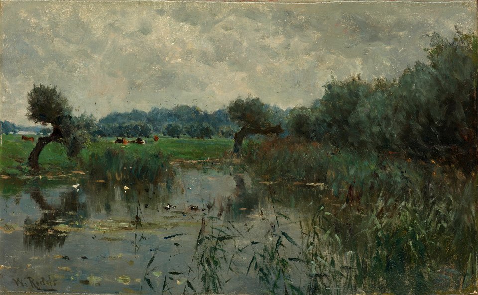 Willem Roelofs - In de uiterwaarden van de IJssel