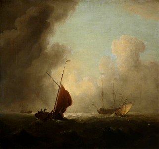 Willem van de Velde II (1633-1707) (after) - Seascape - 247635 - National Trust