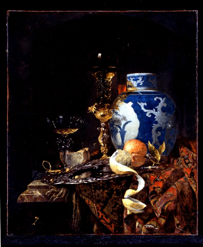 Willem - Still-Life with Late Ming Ginger Jar - WGA12080 - Free Stock Illustrations | Creazilla