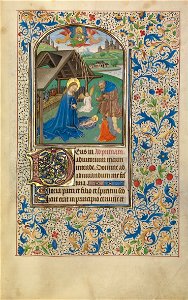 Willem Vrelant (Flemish, died 1481, active 1454 - 1481) - The Nativity - Google Art Project. Free illustration for personal and commercial use.