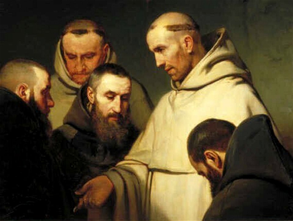 Willem Hendrik Schmidt - Vijf monniken in godsdienstige gedachtenwisseling - 1791 (OK) - Museum Boijmans Van Beuningen