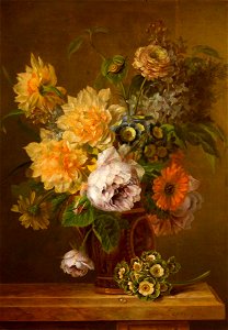 Willem van Leen (1753-1825) - Still Life with Flowers - 724340 - National Trust