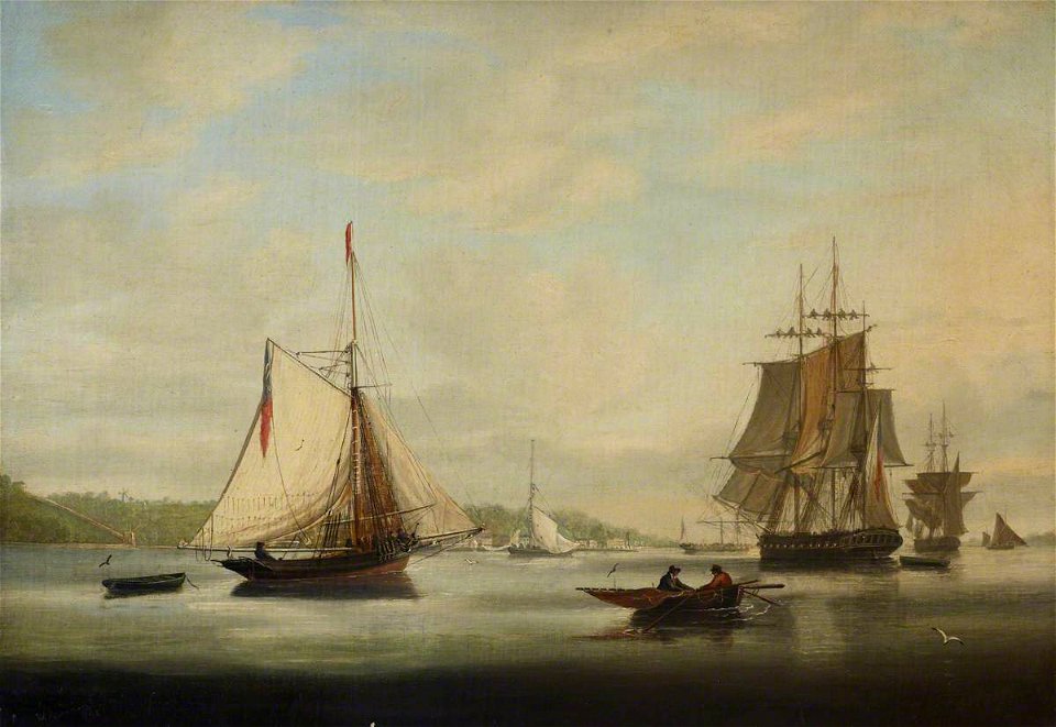 William Anderson (1757-1837) (attributed to) - Southampton Water - 515778 - National Trust