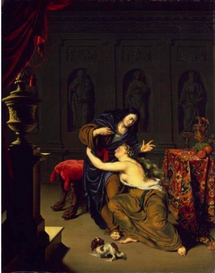Willem van Mieris - Jozef en de vrouw van Potifar - P163 - The Wallace Collection