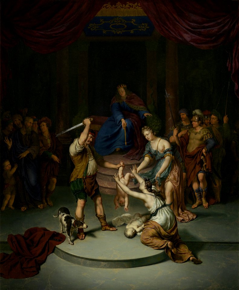 Willem van Mieris - Het oordeel van Salomo - BR0454 - Rijksmuseum Twenthe