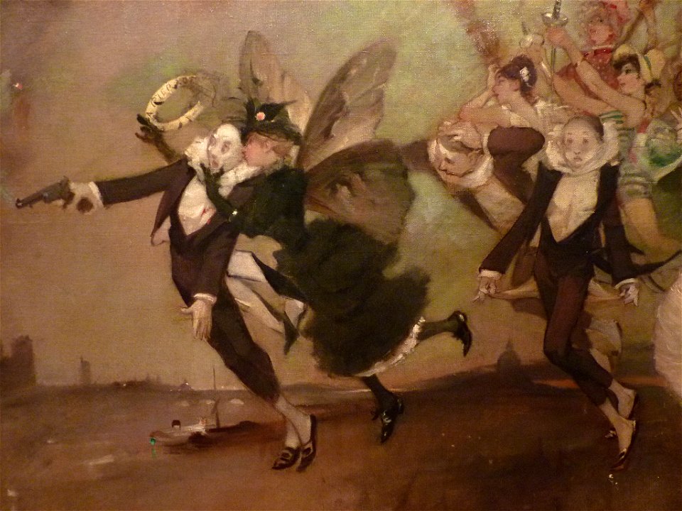 WILLETTE Adolphe,1884 - Parce Domine - Detail 004