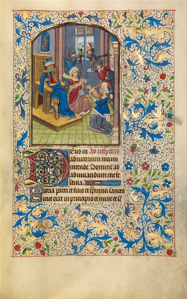 Willem Vrelant (Flemish, died 1481, active 1454 - 1481) - The Massacre of the Innocents - Google Art Project