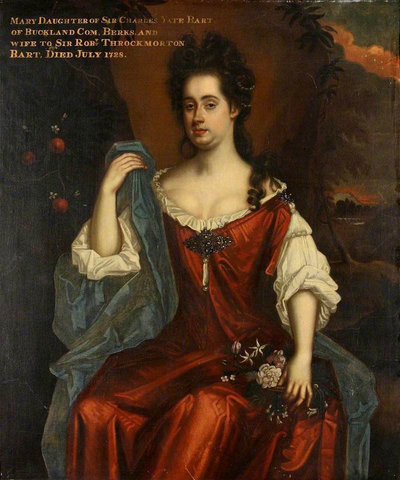 Willem Wissing (1656-1687) (style of) - Mary Yate (d.1722), Lady Throckmorton - 135580 - National Trust