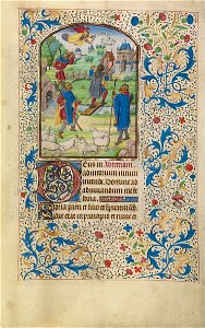 Willem Vrelant (Flemish, died 1481, active 1454 - 1481) - The Annunciation to the Shepherds - Google Art Project