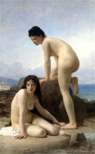 William Adolphe Bouguereau - The Bathers - 1901.458 - Art Institute of Chicago. Free illustration for personal and commercial use.