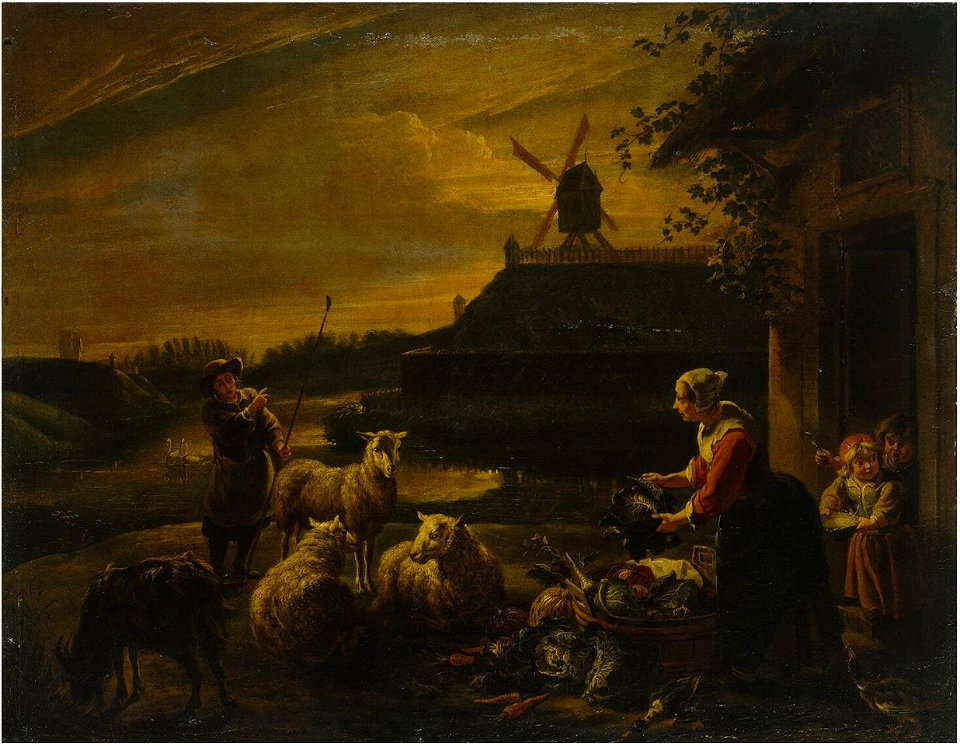 Willem van Herp (I) - Peasant Yard