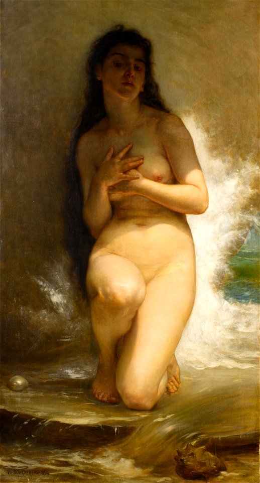 William Adolphe Bouguereau (workshop) La Perle 1894