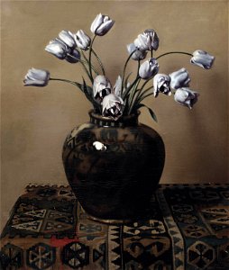 Willem Witsen - Still life with tulips in a jar