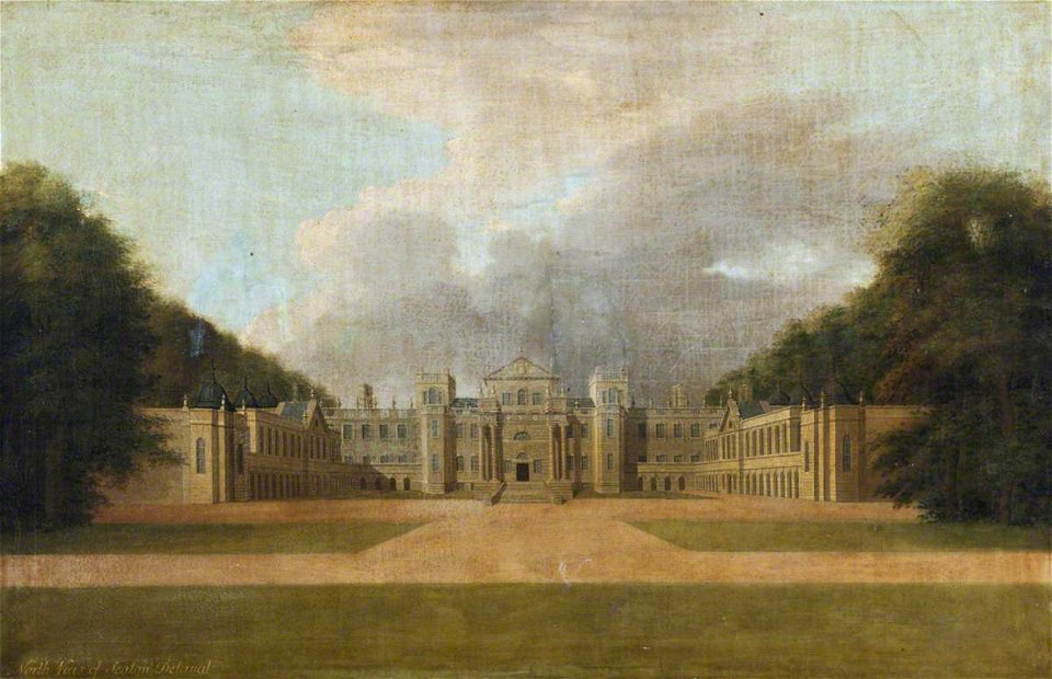 William Bell (1740-1804) - View of the North (Entrance) Front of Seaton Delaval Hall - 1276814 - National Trust