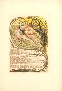 William Blake - Europe. A Prophecy, Plate 10, Enitharmon slept . . . .  (Bentley 12) - Google Art Project