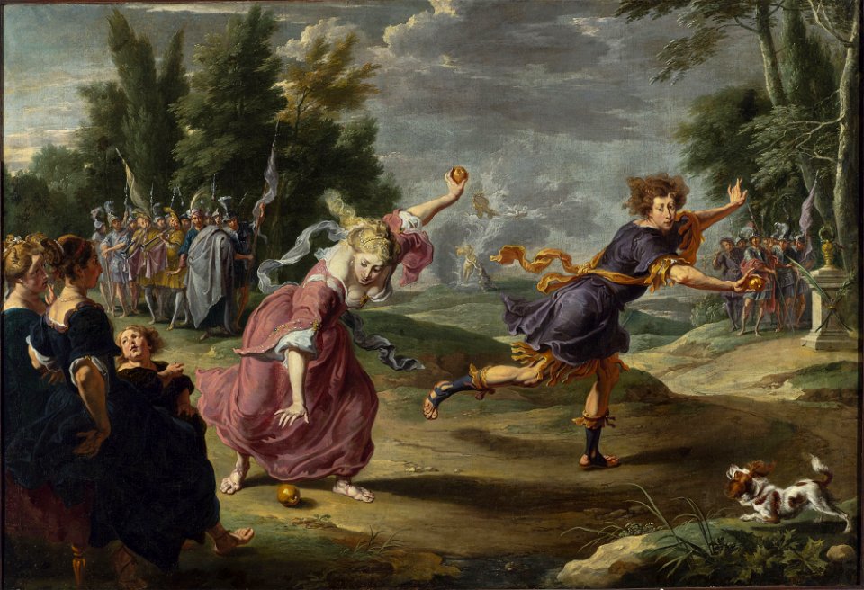 Willem van Herp - Atalanta and Hippomenes (Ovid, Metamorphoses, X, 560–707) - M.Ob.2480 - National Museum in Warsaw