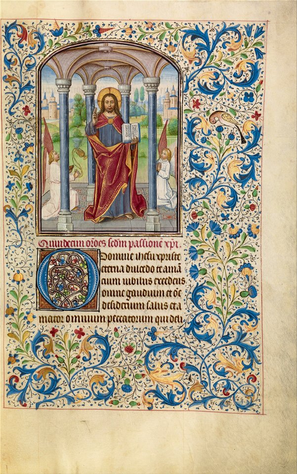 Willem Vrelant (Flemish, died 1481, active 1454 - 1481) - Christ Blessing - Google Art Project