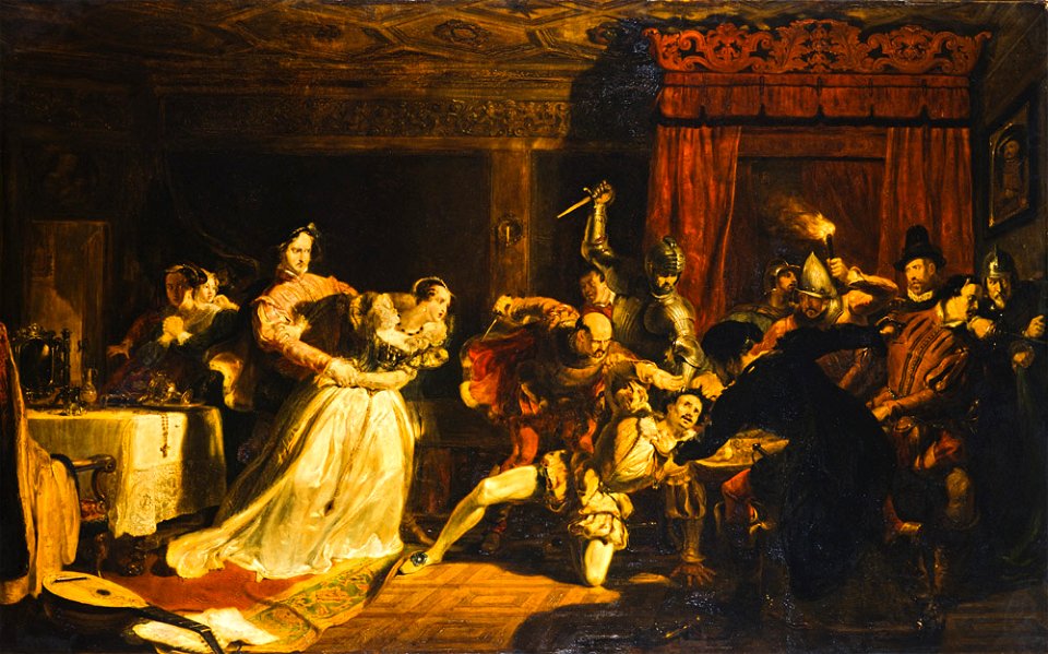 William Allan - The Murder of David Rizzio - Scottish National Gallery