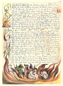 William Blake - America. A Prophecy, Plate 17, On Albions Angels.... - Google Art Project. Free illustration for personal and commercial use.