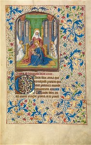 Willem Vrelant (Flemish, died 1481, active 1454 - 1481) - The Virgin and Child with Saint Anne - Google Art Project
