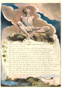 William Blake - America. A Prophecy, Plate 8, The Morning Comes.... - Google Art Project