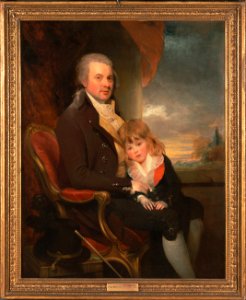 William Beechey - Edward George Lind and His Son, Montague - Google Art Project