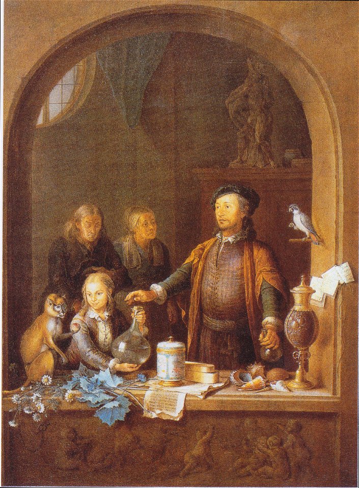 Willem van Miieris - Der Apotheker ca 1710