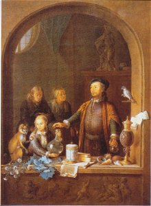 Willem van Miieris - Der Apotheker ca 1710