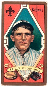 William Bailey, St. Louis Browns, baseball card portrait LCCN2008677899