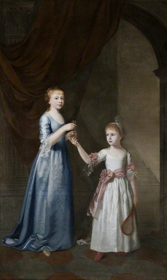 William Bell (1740-1804) - Frances Delaval (1759–1839), Later Mrs Fenton, with Her Sister, Sarah Delaval (1763–1800), Later Cou - 1276758 - National Trust