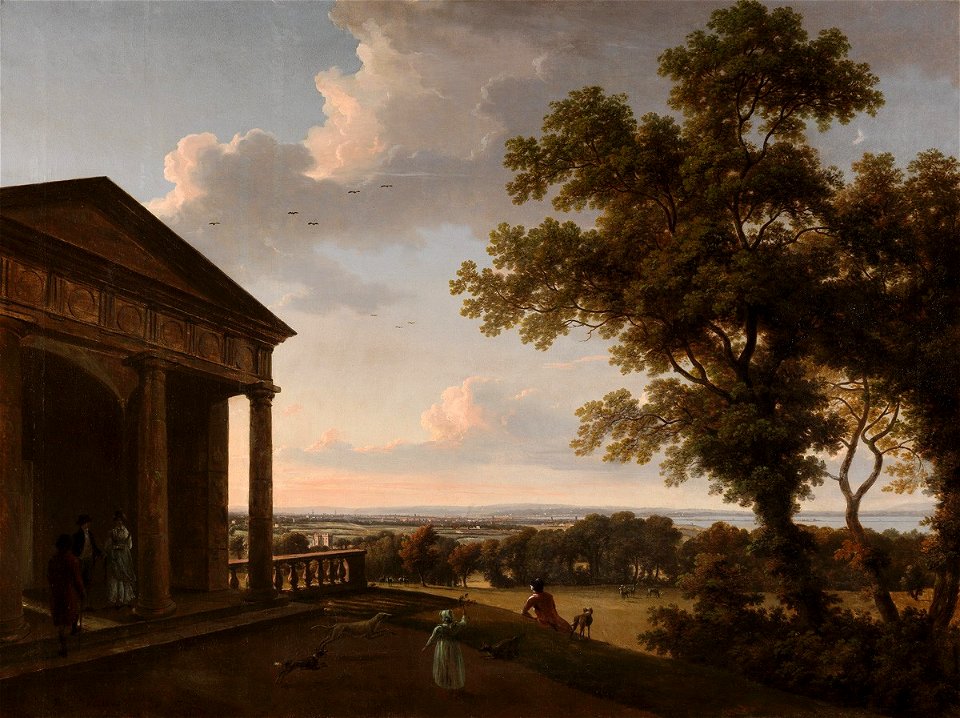 William Ashford (1746-1824) - View in Mount Merrion Park - 462 - Fitzwilliam Museum
