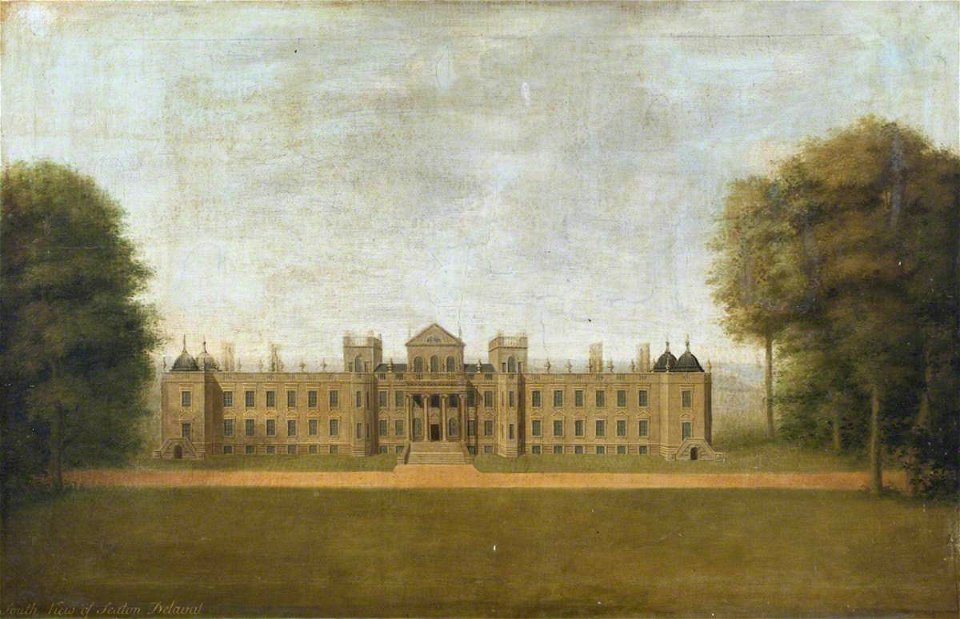 William Bell (1740-1804) - View of the South (Park) Front of Seaton Delaval Hall - 1276816 - National Trust