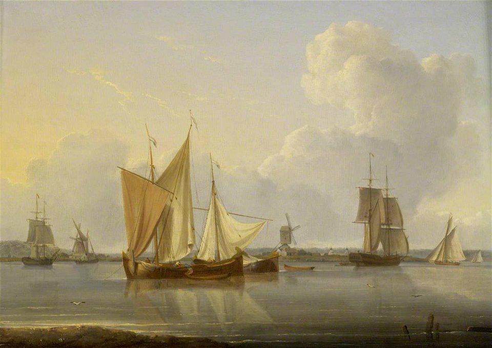 William Anderson (1757-1837) - Limehouse Reach, London - BHC1878 - Royal Museums Greenwich