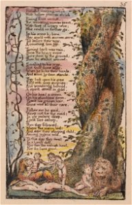 William Blake - Songs of Innocence and of Experience, Plate 35, The Little Girl Found (Bentley 36) - Google Art Project (cropped)